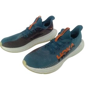 Hoka One One Carbon X 3 Men’s Running Shoes Comfort Lace-Up Blue Black US 12D